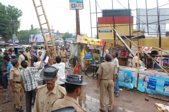AMC Task Force continues eviction drive at old Motor stand AMC Task Force continues eviction drive at old Motor stand